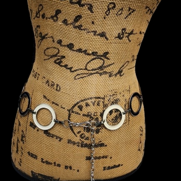 Vintage Modernist Circle BELT M - Picture 2 of 13